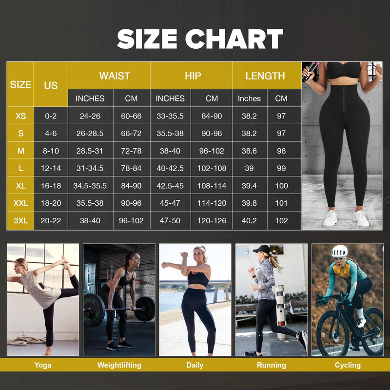 Ion-coated Slimming Shapewear Leggings