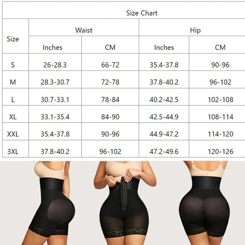 High-Waisted Shaping Shorts with Butt Lift, for the Perfect Silhouette